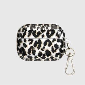Kate Spade Black and Cream Leopard AirPods Pro Case